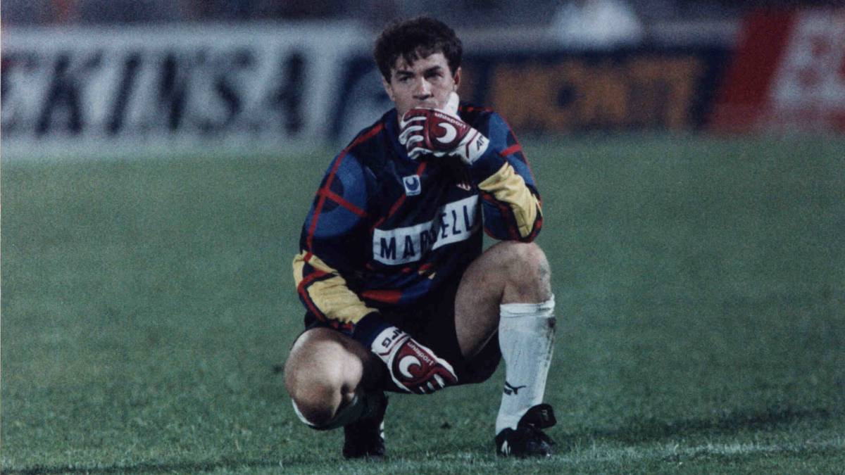 Abel Resino, durante su etapa en el Atlético de Madrid
