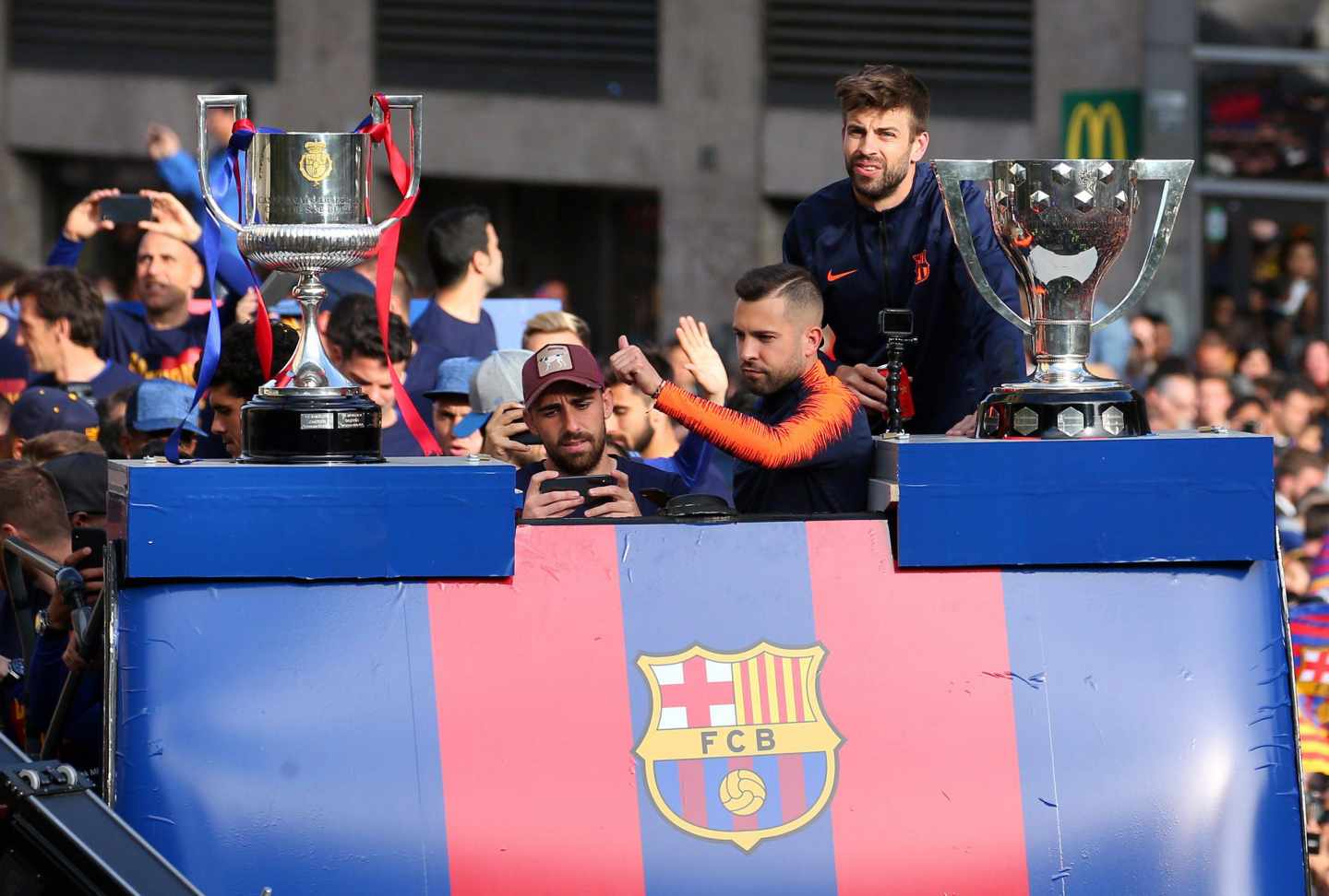 Rua del Barcelona en la temporada 17-18.